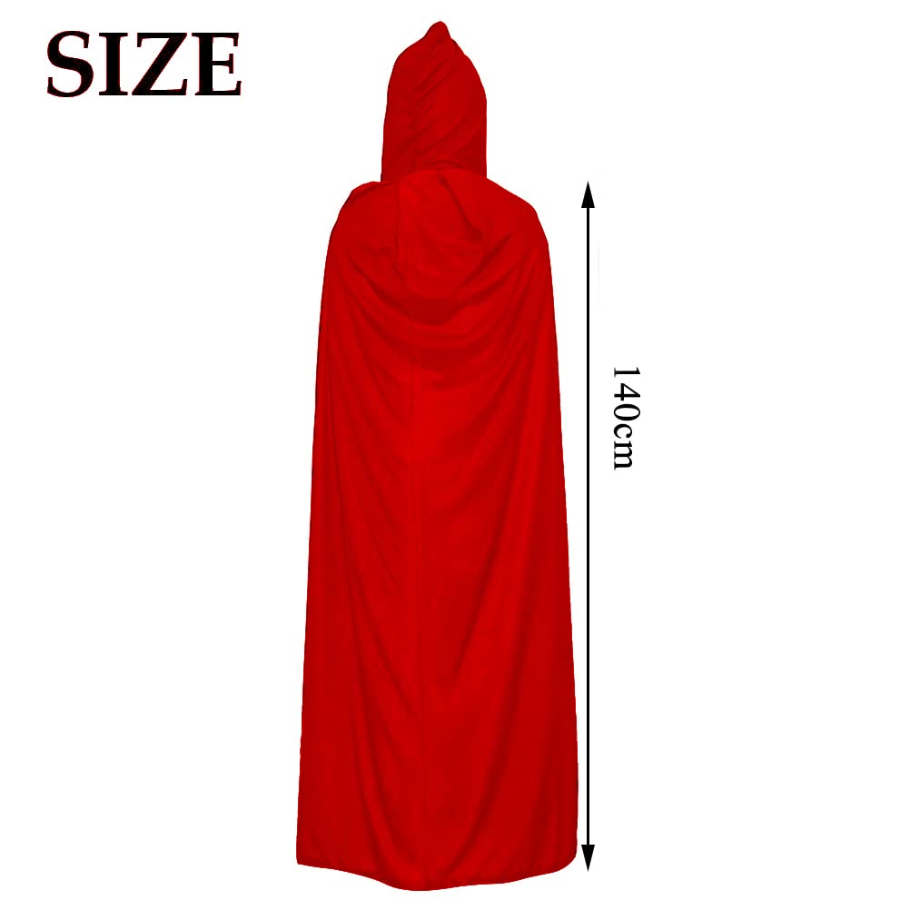 Damen Umhang Mit Kapuze - Halloween Kostüm "Bloody Problem Solved", Vintage-Kittel, Polyester, Größe 42