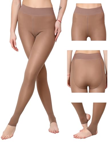 Image of Brachy Women's Winter Thermal Hot Fur Velvet Skinny Fit Jegging, Stretchable High Waist Leggings Without Socks | Footless Skinny Fit Winter (BCA WINTERCUTLEGZ1-P)