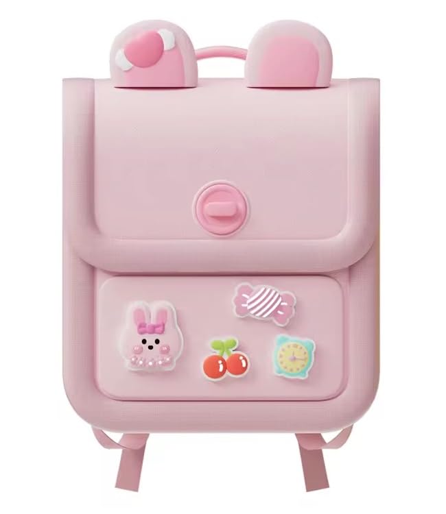 Cute 3D Kawaii EVA PVC Silicone Material Cartoon Badges Backpack for Kids Girls Boys Toddler Backpack Kindergarden Lightweight Travel Preschool Nursery Picnic Bag Waterproof-image-37