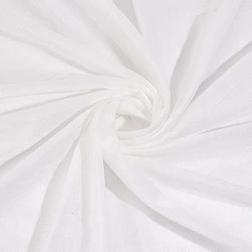 Tissu maille léger PH PandHall 3x1.5m blanc pour nappe et couture