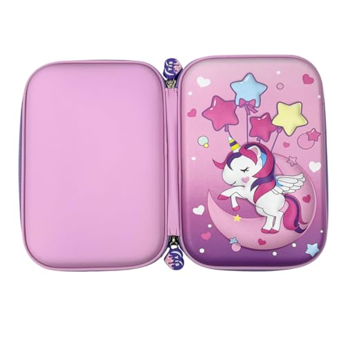 Estojo Escolar 3D Infantil Design Impermeável Organizador para Lápis e Canetas Case Bolsa Volta as Aulas Modelos Unicornio Dinossauro Astronauta EVA (Modelo 7)