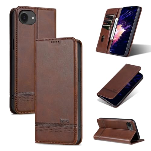 Jiajihua Cover Compatible with Huawei Mate 50 4G / Mate 50E 4G Magnetic Closure PU Leather Flip Kickstand Card Slot Phone Case Brown -  CXNW-Huawei Mate 50 4G-Brown