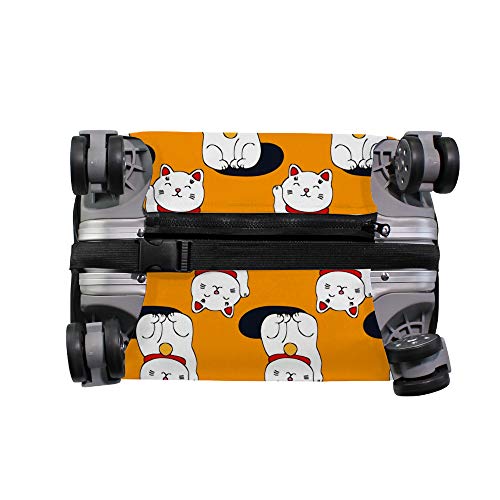Housse de valise Maneki Neko lavable protège-bagage extensible - 5