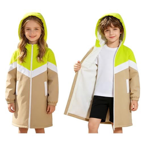 Manteau de sport fille veste thermique avec capuche pour natation