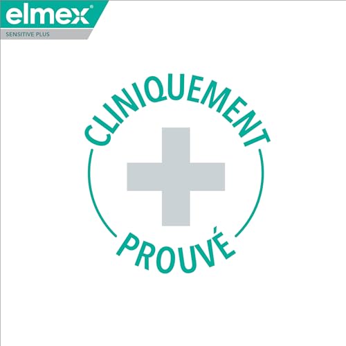Elmex Sensitive Plus Zahnpasta, kompletter Schutz, 75 ml, schützt vor empfindlichen Zähnen und Zahnfleischreizungen, remineralisiert den Zahnschmelz, gegen Zahnstein