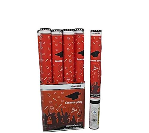 CANNONE PARTY LAUREA SPARACORIANDOLI 60 CM