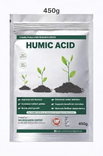 Image of POTASSIUM HUMATE 98% PURE GRADE MANURE (450g Shiny Flakes)