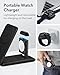 ESR for 3 in 1 Magsafe Charger, Travel Charger Stand Made for Apple Watch Certified, Foldable Charging Station Compatible with Magsafe and iPhone 17/16/15/14/13/12, AirPods 4/3/Pro, Black