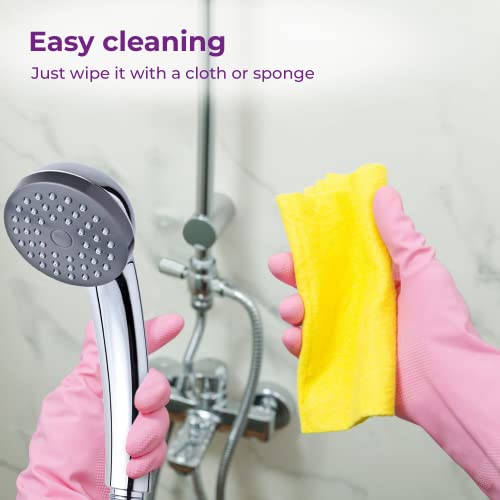 High-Pressure Blue Canyon Alpha Shower Head - Easy Install Chrome - Image 7