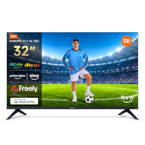 XIAOMI TV F 32, 32 Zoll (81 cm), HD, Smart TV, Fire TV, Dolby Audio, DTS Virtual:X, DTS-HD, Alexa Sprachsteuerung, funktioniert mit Apple AirPlay