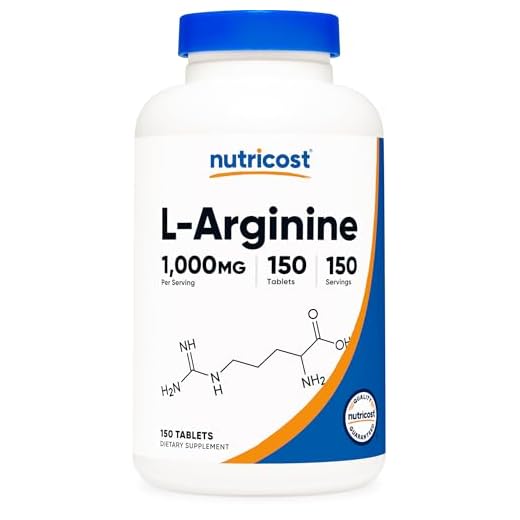 Nutricost L-Arginine 1000 mg 150 Tablets