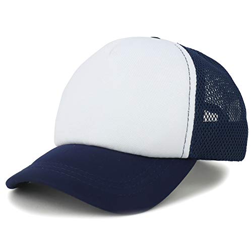 Trendy Apparel Shop Infant to Youth Foam Mesh 5 Panel Trucker Cap