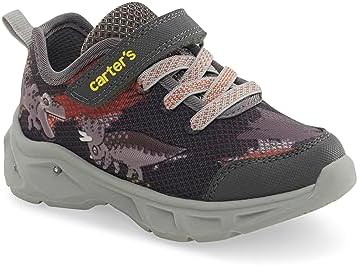 Carter's Kids Ohio Light-Up Sneaker, Grey, 8 US Unisex Toddler | Image 5