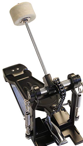 Gammon Percussion Full Size Complete Adult 5-Piece Drum Set with Cymbals, Stands, Stool, and Sticks - Black