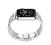 Produktbild L@LILI Edelstahl-Serie Apple iwatch Ersatz-Armband Armband mit Verschluss für Klammer für die Halb-2/3/4 Serie 38mm 40mm 42mm 44mm, Gold, 38mm,a,38mm