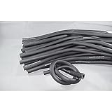 LINGOSHUN Professioneller Gummi-und Kunststoffrohr Isolierung Rohr,Frostschutzmittel Klimaanlage Isolierung Baumwolle,Flammhemmend/L 1.9m / 25x30mm/0.98x1.18in