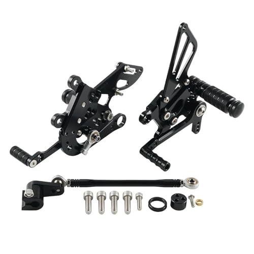 Commandes Reculées Aprilia RSV4 2009-2014 avec Grip Moleté Ajustable Haute Précision