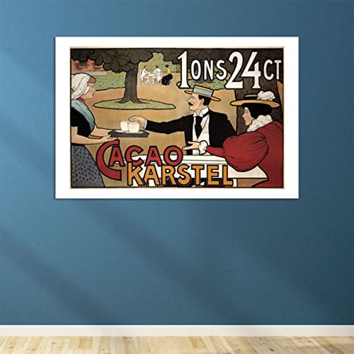 Affiche encadrée Cacao Karstel Spiffing Prints format moyen semi-brillant