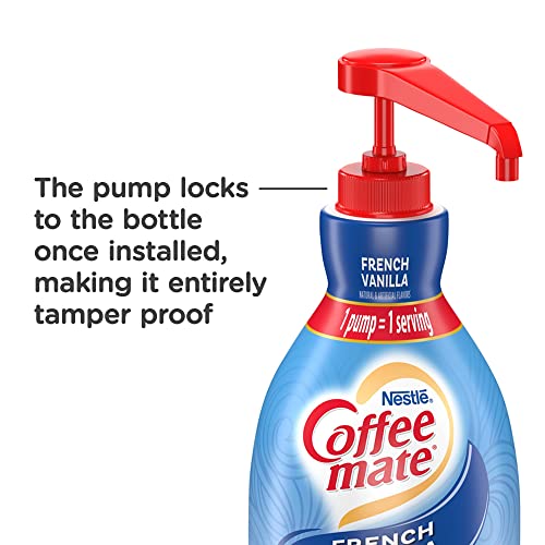Coffee Mate NES31803 Nestle Coffee Mate Coffee Creamer, French Vanilla, Concentrated Liquid Pump Bottle, Non Dairy thumb #5