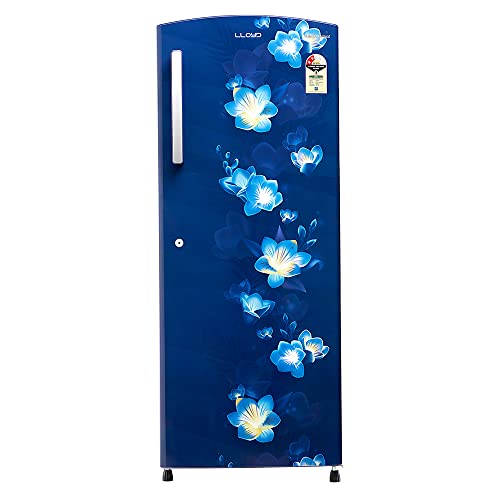 Image of Havells-Havells -LLOYD Refrigerator Single Door 255L 2 Star Fixed Speed Zephyr Blue GPPS /Honey Comb GLDC272SZBT2PB, Free 1 Year Extended warranty