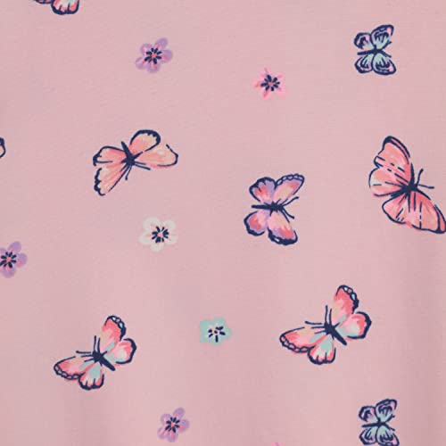 BTween Girls 4 Piece Fashion Tops, Short Sleeve T-Shirt, Casual Daily Shirt for Kids Assorted Colors3