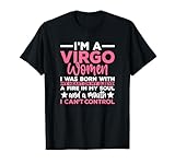 Photo Gallery sono una donna vergine segno zodiacale vergine oroscopo maglietta Photo Gallery sono una donna vergine segno zodiacale vergine oroscopo maglietta