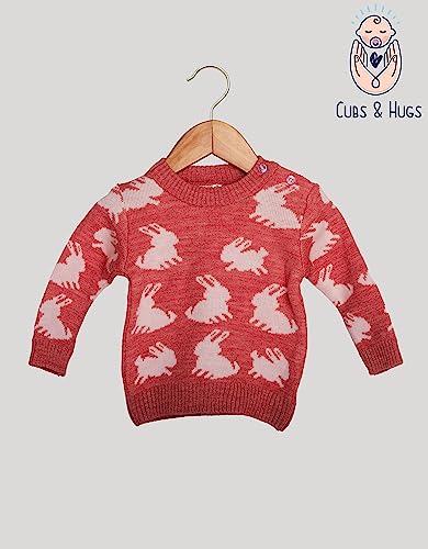 Image of CUBS & HUGS Full Sleeves Baby Woolen Sweater Pullover Cardigan