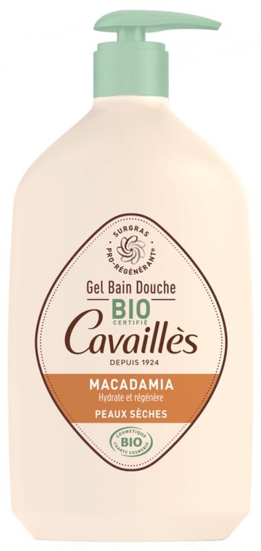 Macadamia Organic Bath and Shower Gel for Dry Skin 1L