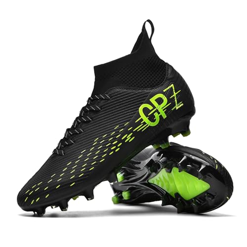 TOPSFEBA Soccer Cleats for Mens Womens Indoor Soccer Shoes Unisex Baseball Turf Shoes Youth Rugby...