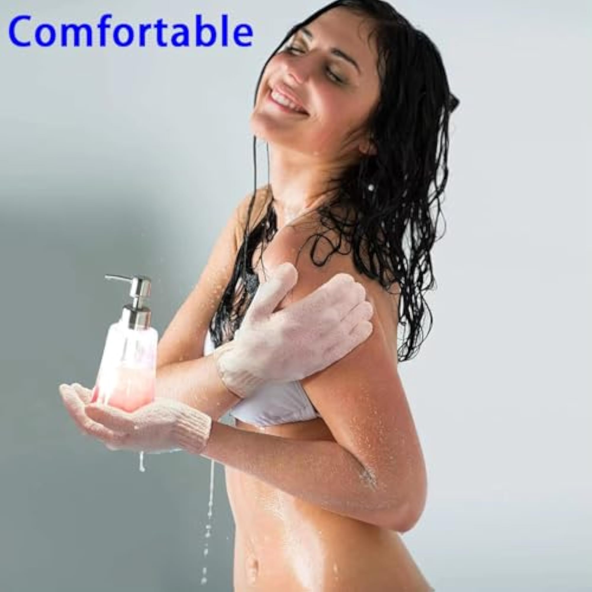 Strong Exfoliating Hydro Body Scrub Gloves for Deep Cleansing