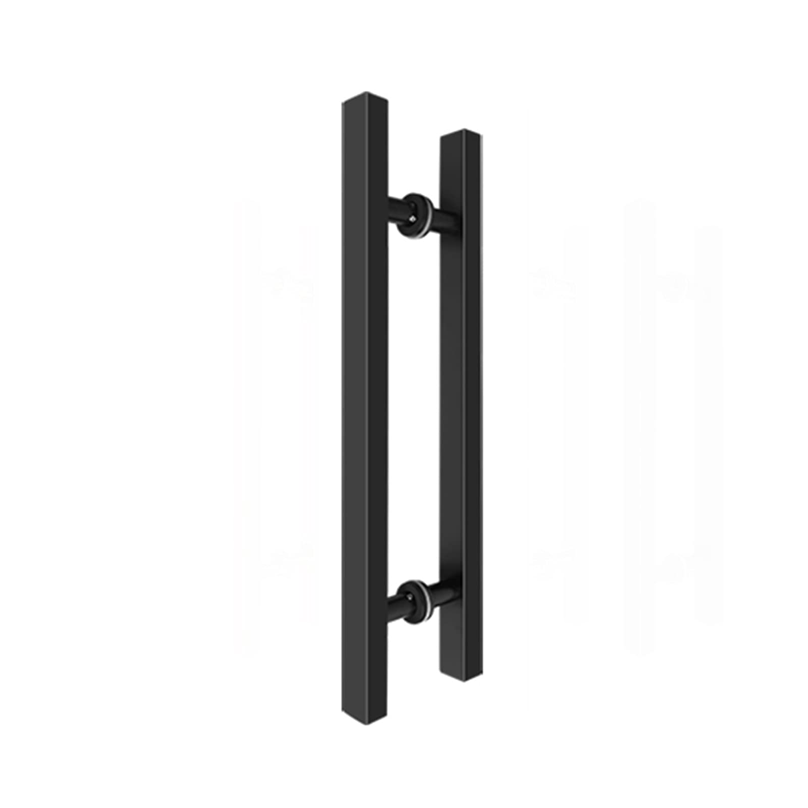 DFGHNBVC Brushed Stainless Steel Glass Door Handle - Push Pull Shower Door Knob, Office Barn Door Handle, Modern Sliding Door Pull Handle For Home Office Use,Black-800Mm