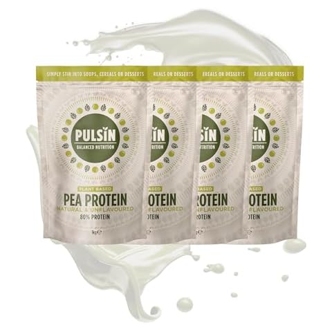 Pulsin Unflavoured Vegan Pea Protein Powder 1kg Cover