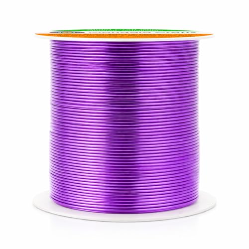 Image of Mandala Crafts 22 Gauge Anodized Aluminum Craft Wire for Jewelry Making - 100 FT Colored Flexible Violet Wire - Bendable for Bonsai Armature Crafting Sculpting