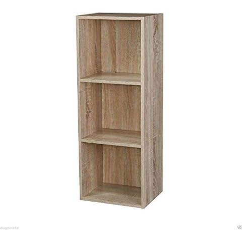 Hampton & Stewart 3 Tier Wooden Bookcase Cover