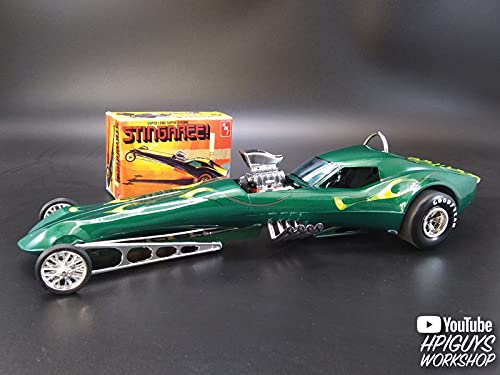 Kit modelo a escala 1:25 AMT Stingaree Custom Dragster miniatura 6