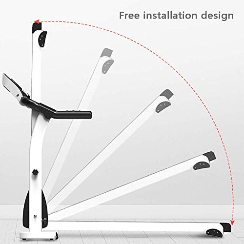 Image of Under Desk Folding Treadmill Electric Motorized Portable Pad Treadmills Walking Jogging Running Exercise Fitness Machine for Home Gym Office