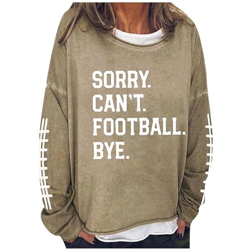 Sweat-shirt femme beige taille S à manches longues et imprimé lettres Sorry
