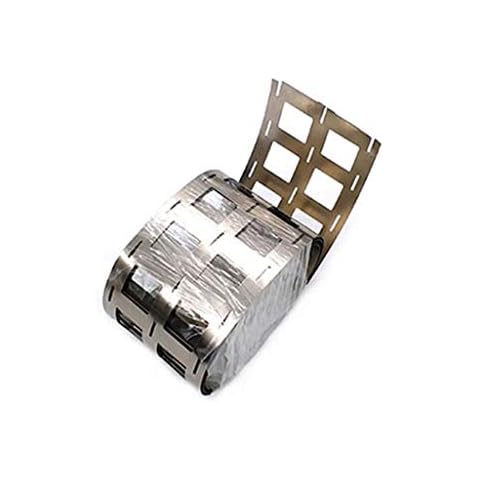 LOLOVI WANMEI 1m 2/3/4P Pure Nickel Plated Steel Strip Sheet 0.15mm Ultra Thin Thickness for 18650 Lithium Battery Pack Spot Welding Cover