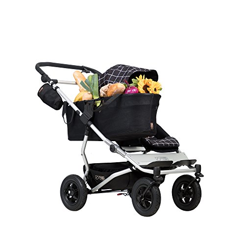 Mountain Buggy Duet V3-59 Grid Kinderwagen, doppelseitig mit 4 Rädern