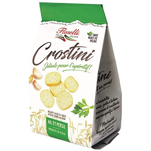 Crostini ail et persil Florelli biscuits croustillants pour apéritif dînatoire réussi - 3