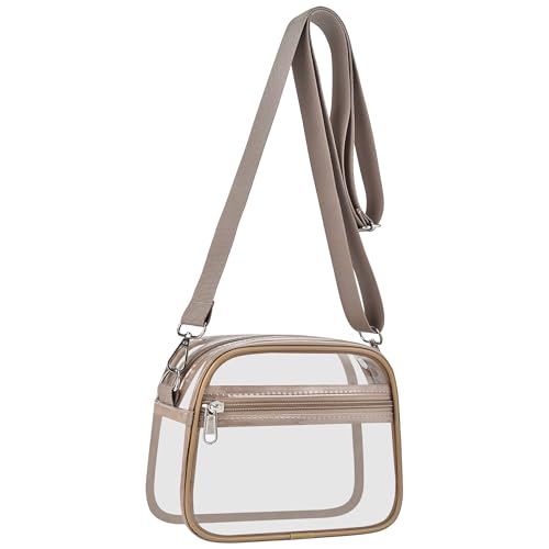 Image of USPECLARE Clear Bag for Stadium Events Clear Sports Fan Handbags Purses