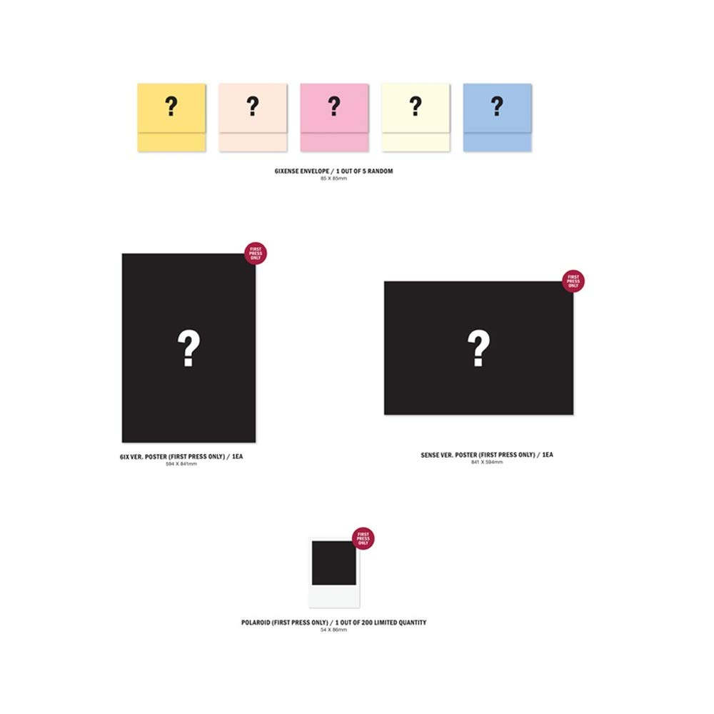 AB6IX Primo Album – 6IXENSE (6IX Ver.) CD + Poster Piegato.