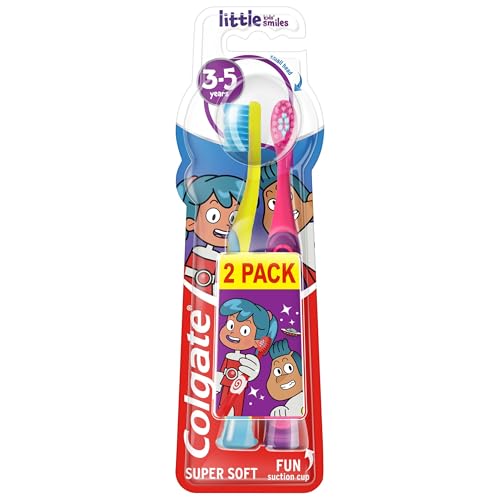 Colgate Zahnbürste, Little Kids Toothbrush, 3-5 Jahre, 2 Stück – Ansicht 1