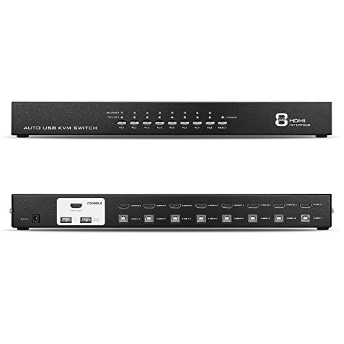 image for TNP Products TNP KVM Switch HDMI (8 Port) Support 1080p Resolution HDC