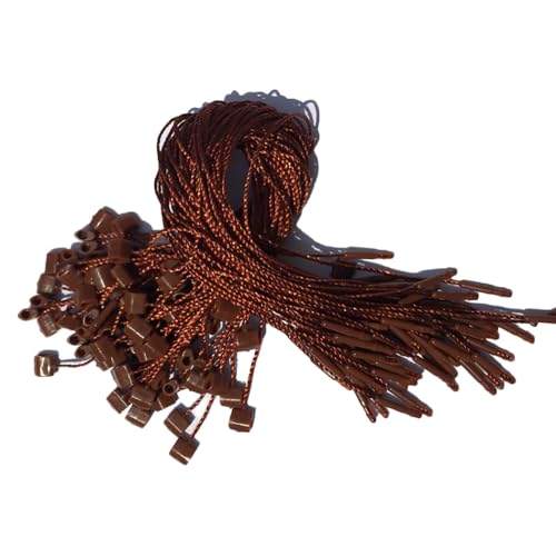 1000 PCS 4.92inch/7.87inch Hang Tag String Snap Lock Pin Loop Tie Fasteners,Polyester String Hanging String Easy and Fast to Attach