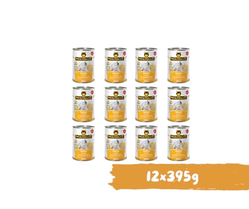 Wolfsblut Vetline Hundefutter - Skin & Coat, 12x395g - Sparbundel, Sparpaket - inklusive Warnicks Tierfutterservice Hundesnack Goodie