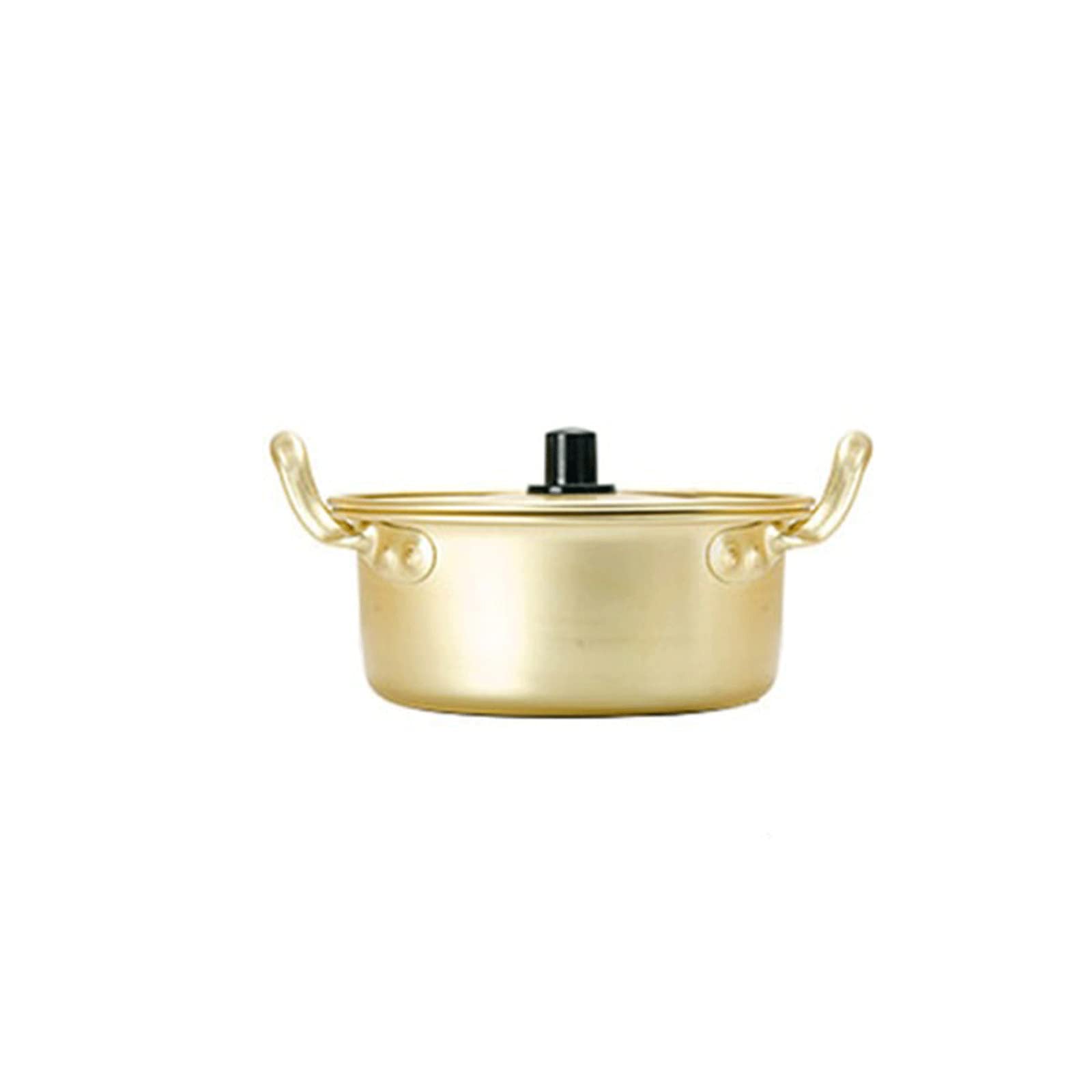 Stock Pot, Olla Coreana Para Fideos Ramen, Olla De Aluminio con Tapa Para Sopa, Leche, Huevo, Calentamiento Rápido, Utensili De Cocina Steamer