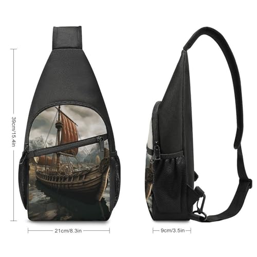 Sling Bag para mujer y hombre bolso cruzado pequeño de senderismo miniatura 2