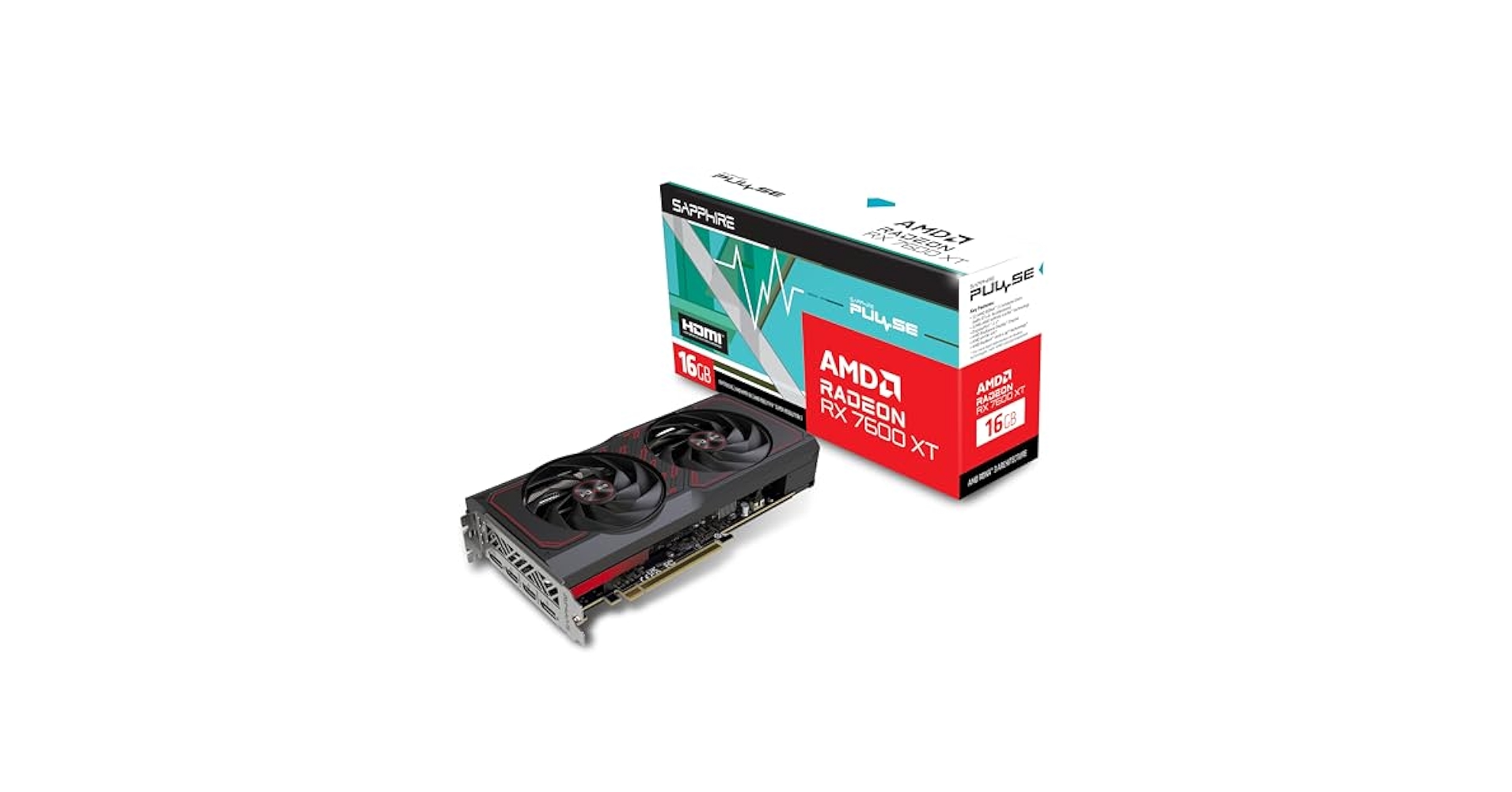 グラフィックボード・グラボ・ビデオカード SAPPHIRE PULSE RX 7600 XT GAMING 16GB SAPPHIRE PULSE AMD Radeon RX 7600 XT 16GB GDDR6 - Newegg.com