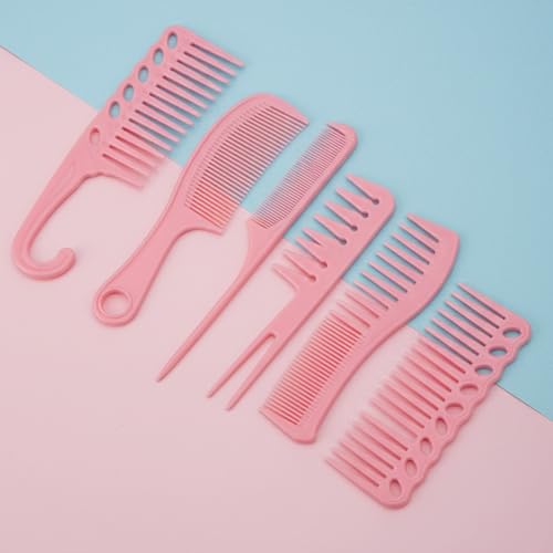 Set de 6 Peines Rosa para Cabello Mabor Profesional miniatura 7